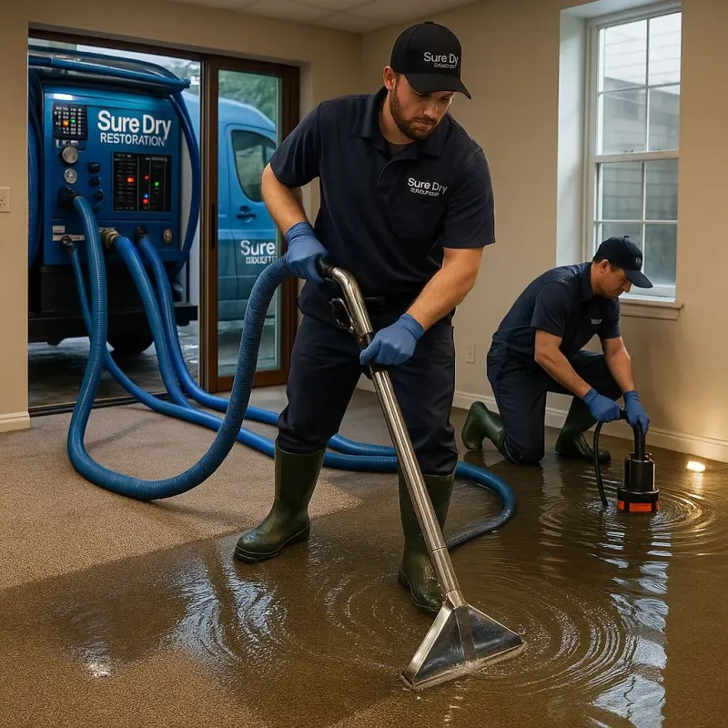 Water Extraction and Removal process in Chandler, TX